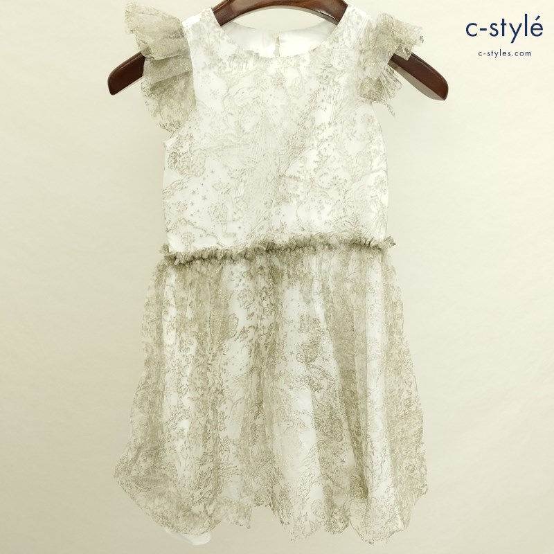 Christian Dior ディオール ドレス 6 ホワイト系 ワンピース レース ベビー服 キッズ 子供服 女の子