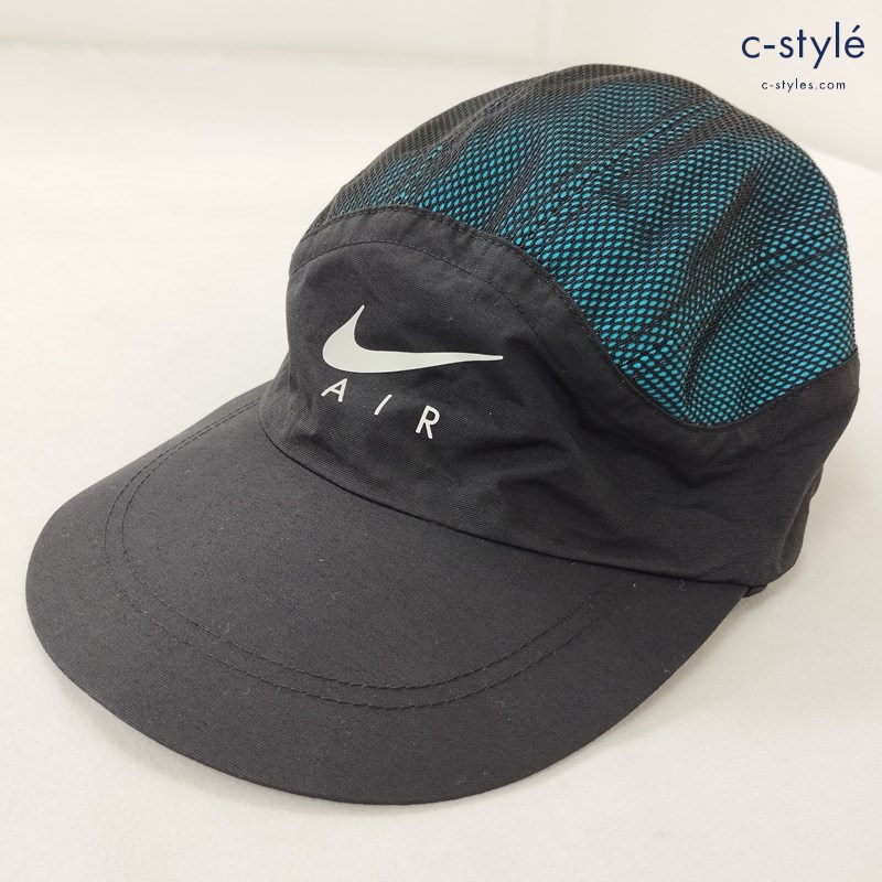 Supreme × NIKE Trail Running Hat Cap キャップ ONE SIZE ブラック×ブルー 帽子 ランニング