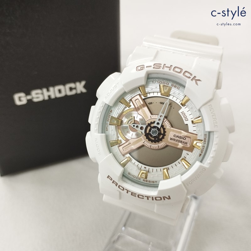 CASIO カシオ G-SHOCK 腕時計 ホワイト GA-110LC ウォッチ