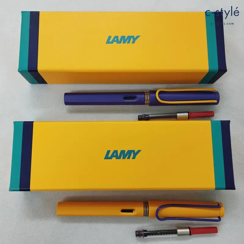 LAMY ラミー サファリ 万年筆 バイオレット マンゴー 計2点