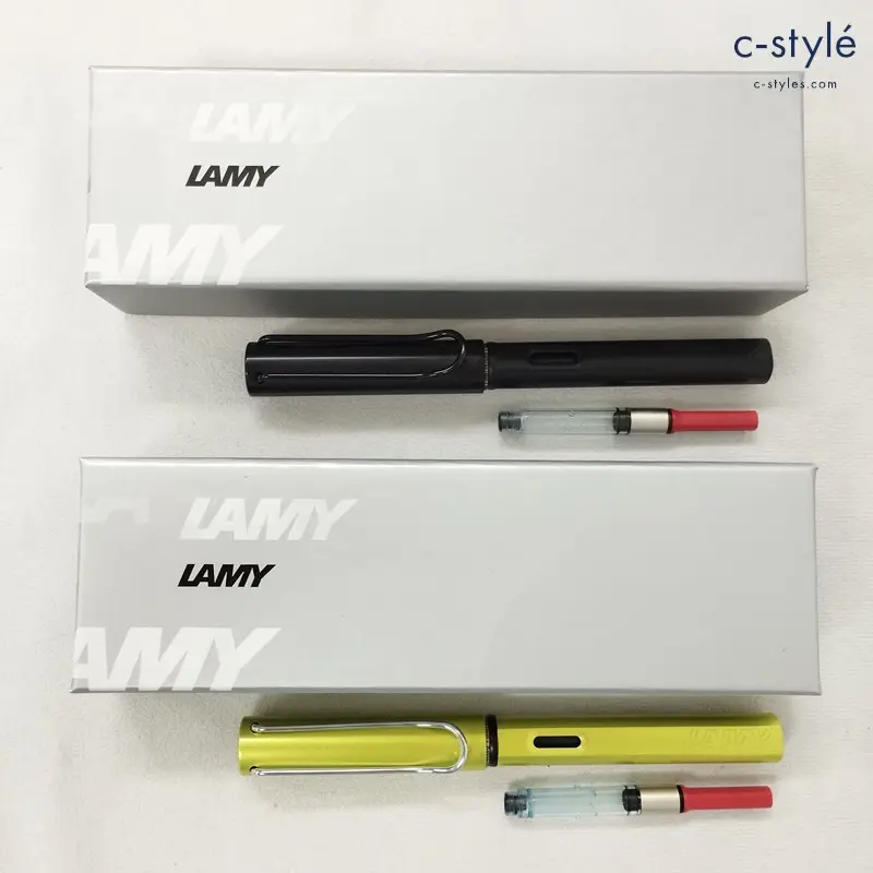 LAMY ラミー アルスター 万年筆 ブラック グリーン 計2点