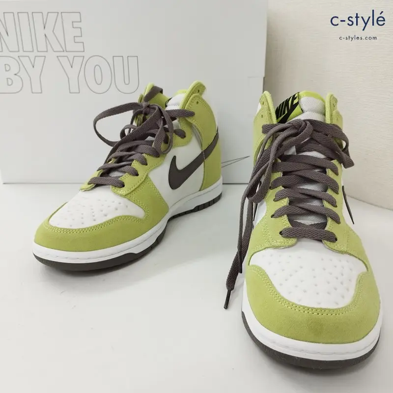 NIKE ナイキ DUNK HIGH BY YOU ダンクハイ バイユー スニーカー 25.5cm ライトグリーン DJ7023-991