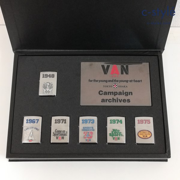 ZIPPO × VAN JAC 限定 Campaign archives セット オイルライター シルバー 喫煙具