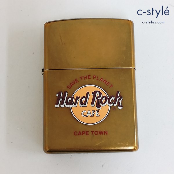 ZIPPO ジッポー Hard Rock CAFE CAPE TOWN オイルライター ゴールド 喫煙具