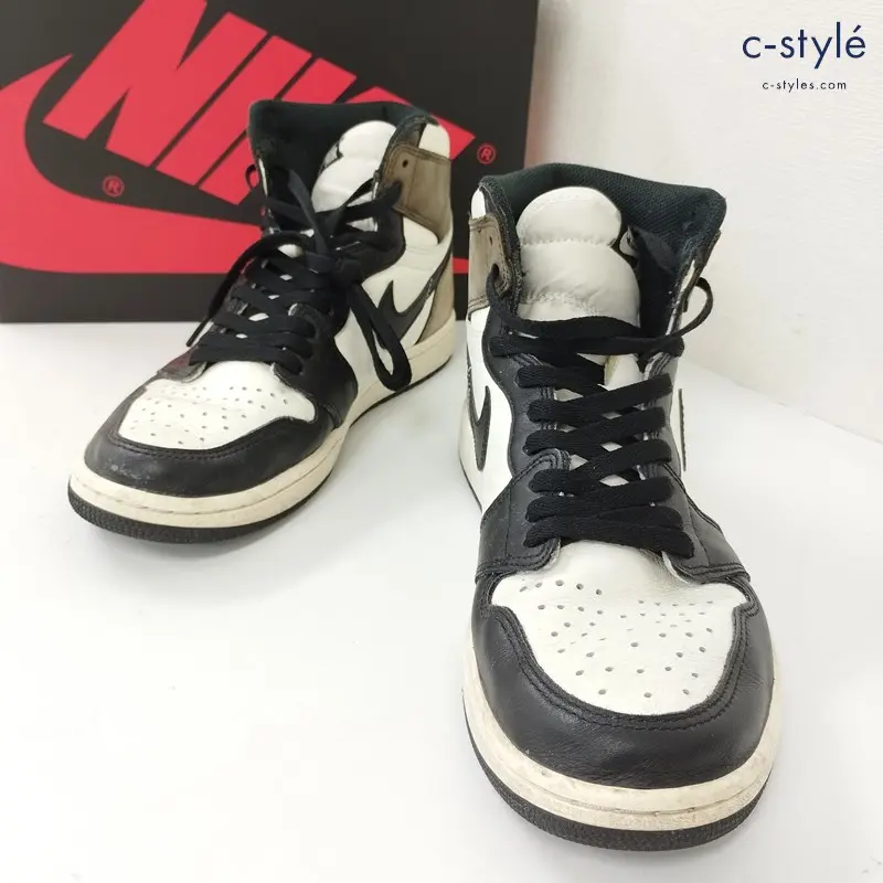 NIKE AIR JORDAN 1 エアジョーダン1 RETRO HIGH OG 27.5㎝ ダークブラック×ダークモカ 555088-105  スニーカーの買取金額(買取実績)