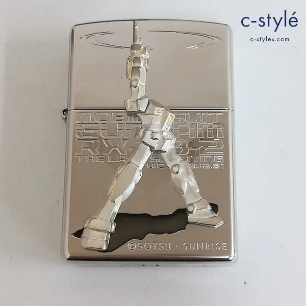 ZIPPO ジッポー 機動戦士ガンダム一年戦争 Ver.3 立体メタル No.4 ラストシューティング 2008年製 ライター