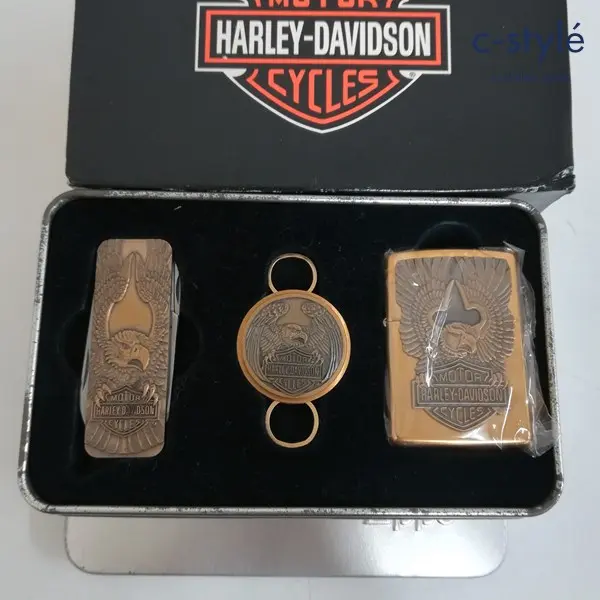 ZIPPO ジッポー HARLEY-DAVIDSON ハーレーダビッドソン キーリング＆マルチツール GIFT SET  オイルライターの買取金額(買取実績)