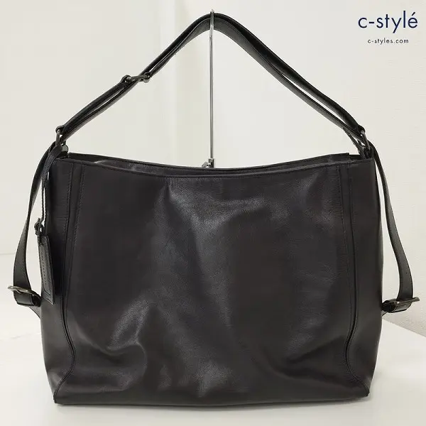 MOTHERHOUSE マザーハウス yozora ヨゾラ 2way Bag ショルダーバッグ ブラック 無地 カバン 鞄