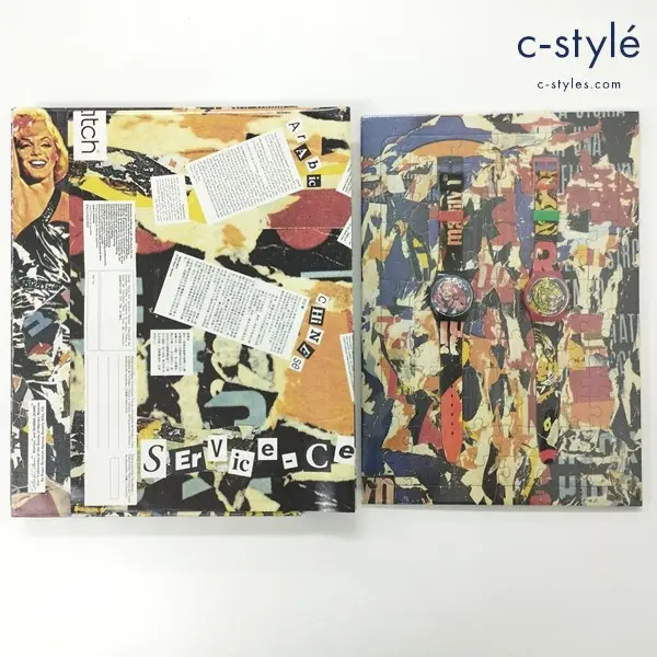 Swatch Mimmo Rotella Marilyn Monroe Bengal Tiger GENTLEMENS マリリンモンロー タイガー 時計