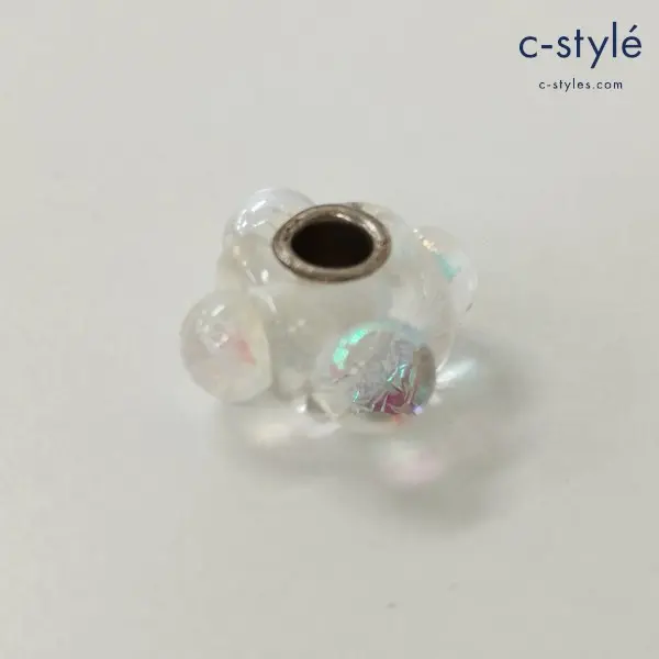 TROLLBEADS トロールビーズ ビーズチャーム クリア アクセサリー ガラス ユニセックス
