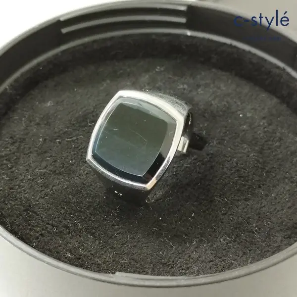 TOMWOOD トムウッド Cushion Black Onyx リング シルバー 指輪 Silver925 アクセサリー