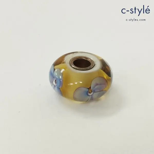 TROLLBEADS トロールビーズ ビーズチャーム マルチカラー アクセサリー 花柄 ガラス ユニセックス