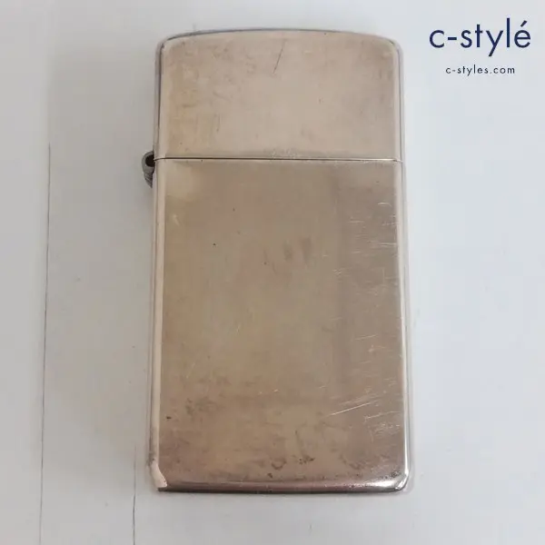 ZIPPO ジッポー STERLING 2004 プレーン スリム オイルライター シルバー 喫煙具