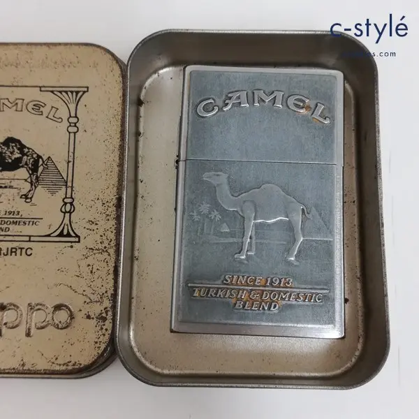 ZIPPO ジッポー CAMEL キャメル 1932 REPLICA オイルライター シルバー 喫煙具 タバコ 煙草