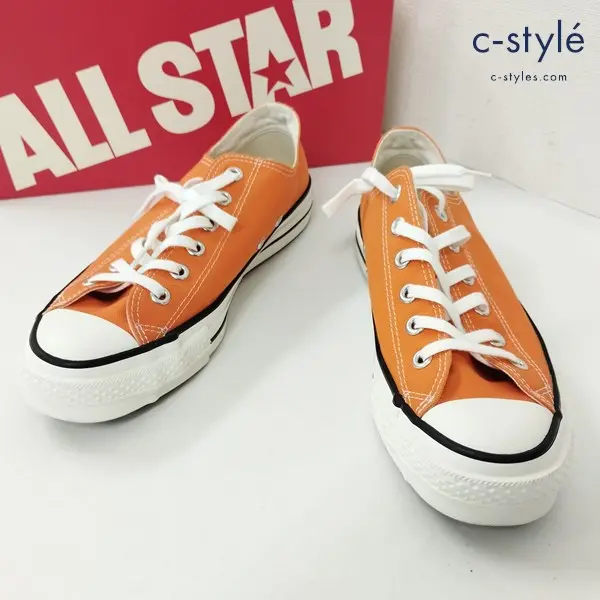 CONVERSE コンバース CANVAS ALL STAR J OX ORANGE スニーカー 26.5㎝ オレンジ 日本製