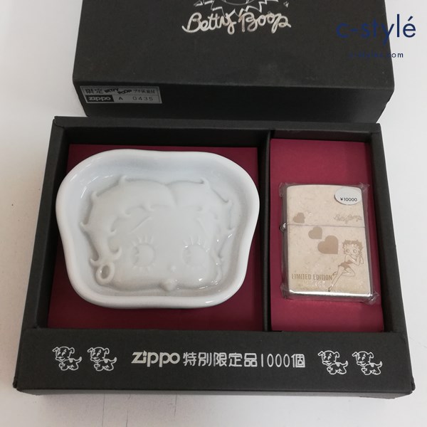 ZIPPO ジッポー 特別限定品1000個 BETTY BOOP ぷち灰皿付き オイルライター 喫煙具