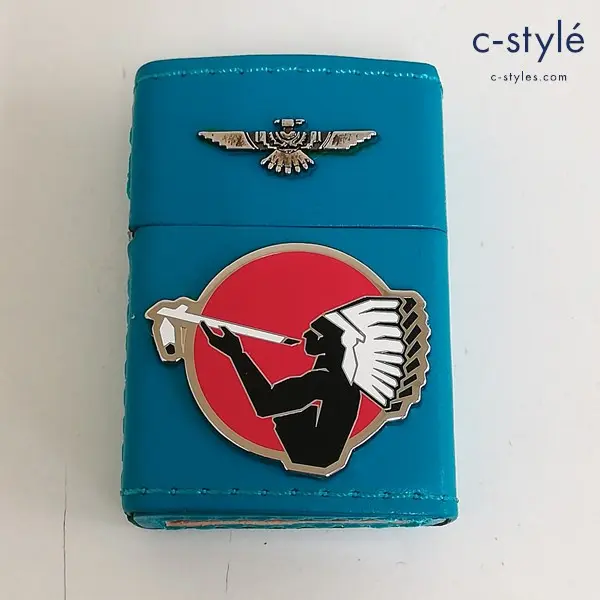 ZIPPO ジッポー AMERICAN SPIRIT アメリカンスピリット 革巻き 立体メタル オイルライター 2018年製の買取金額(買取実績)