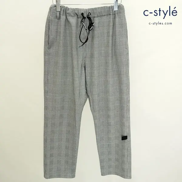 CAPTAINS HELM キャプテンズヘルム パンツ M ブラック×ホワイト TEC WARM CHECKPANTS チェック柄 日本製