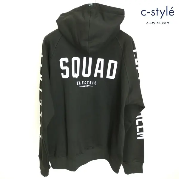 CAPTAINS HELM キャプテンズヘルム MIL SQUAD HOODIE パーカー M ブラック フーディー 綿100