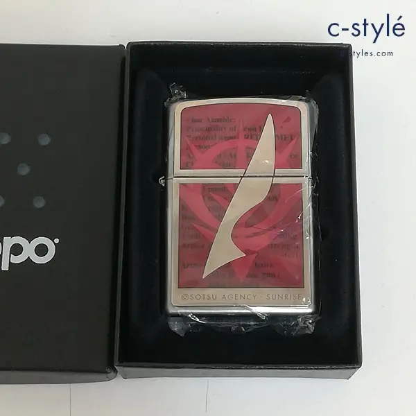 ZIPPO ジッポー 機動戦士ガンダム 赤い彗星 シャア専用ザク MS-06 オイルライター シルバー×レッド 喫煙具の買取金額(買取実績)