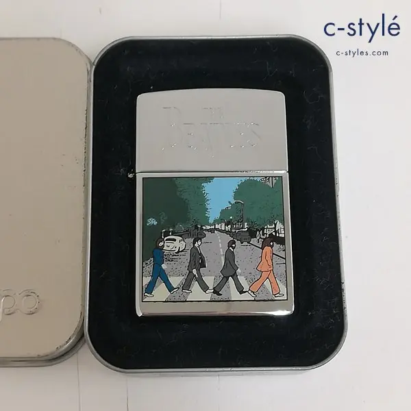 ZIPPO ジッポー ABBEY ROAD THE BEATLES アビーロード ビートルズ オイルライター シルバー 喫煙具