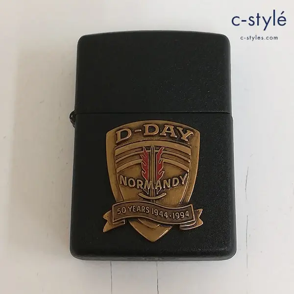 ZIPPO ジッポー D-DAY ノルマンディ50周年記念 オイルライター ブラック 1944-1994 喫煙具