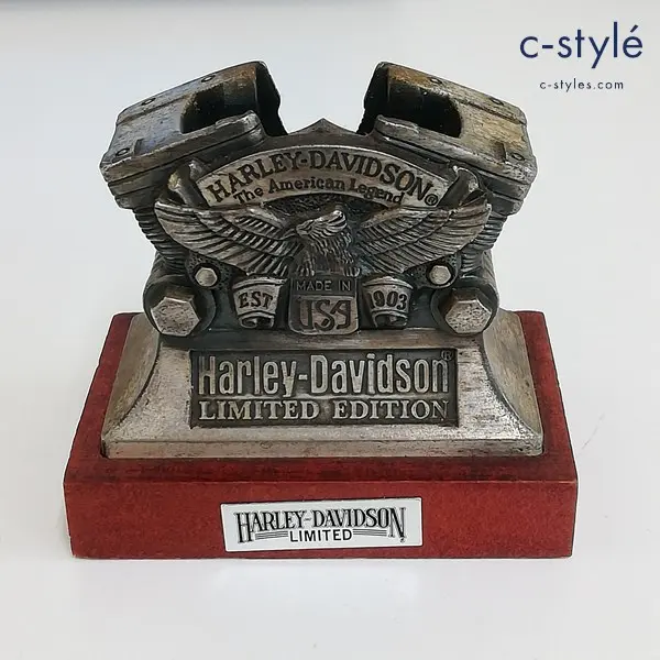 HARLEY-DAVIDSON ハーレーダビッドソン エンジン型ライタースタンド シルバー ZIPPO ジッポー 喫煙グッズ