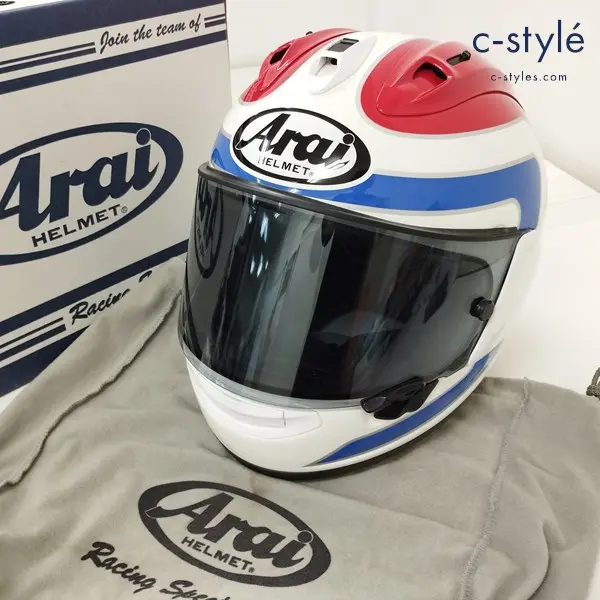 Arai アライ RX-7 スペンサー トリコロール ヘルメット 59～60㎝未満 マルチカラー PSC バイク用品