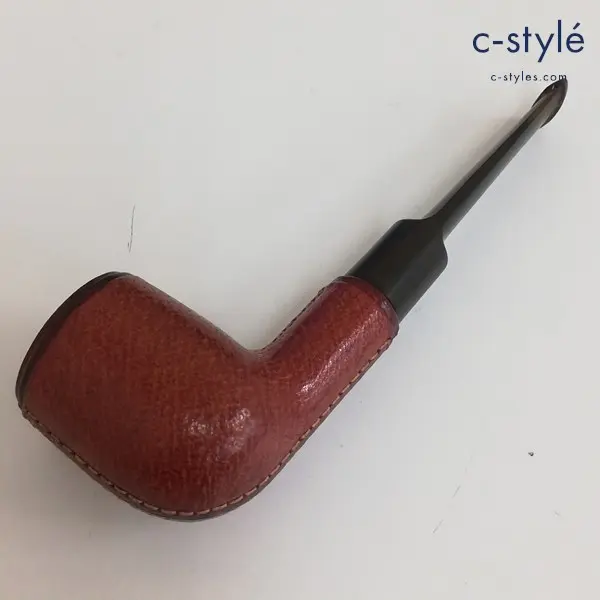 dunhill ダンヒル レザー巻き パイプ 660F/T ④ MADE IN ENGLAND 喫煙具 煙草 タバコ