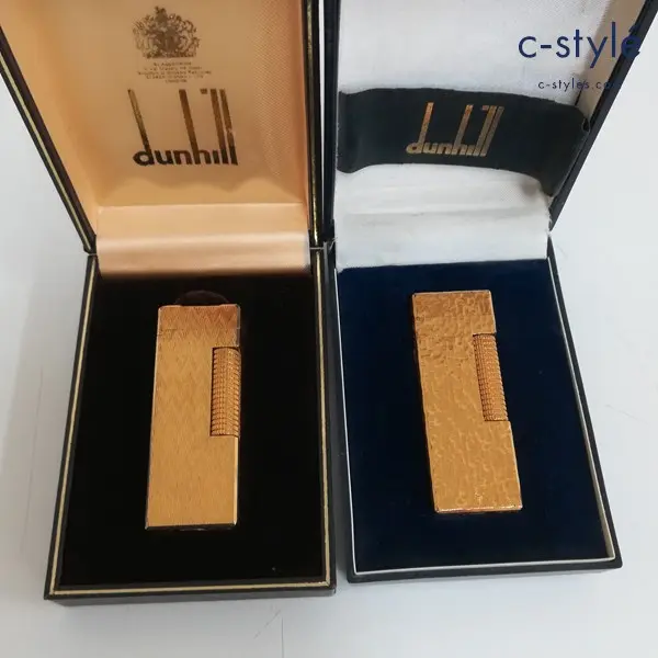 dunhill ダンヒル ガスライター US.RE24163 2種 オイルライター ゴールド スイス製 喫煙具