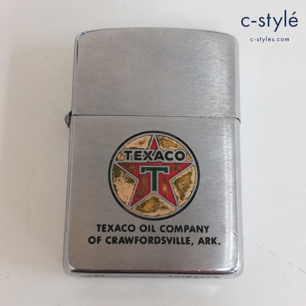 ZIPPO ジッポー TEXACO OIL COMPANY オイルライター シルバー 喫煙具