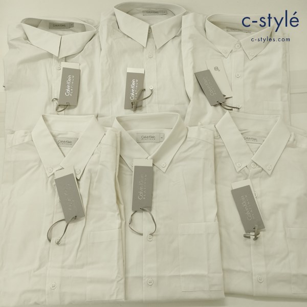 Calvin Klein PLATINUM カルバンクラインプラティナム シャツ ボタンダウンシャツ M 長袖 計6点