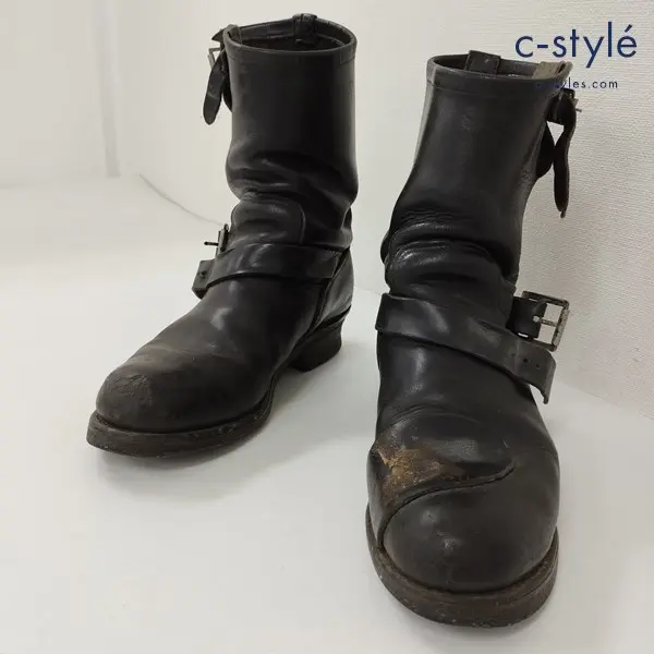 RED WING レッドウィング 縦羽タグ エンジニアブーツ ブラック シフトガード