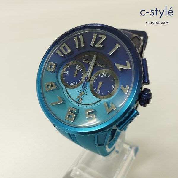 Tendence テンデンス 腕時計 ブルー系 TY146101 クォーツ式 青文字盤 グラデーション
