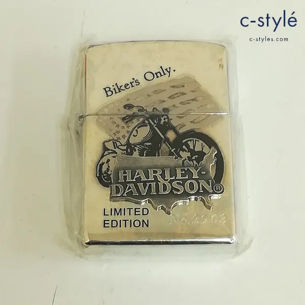 ZIPPO ジッポー HARLEY-DAVIDSON ハーレーダビッドソン Biker’s Only 1996 オイルライター シルバー バイク