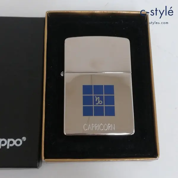 ZIPPO ジッポー CAPRICORN オイルライター シルバー 喫煙具