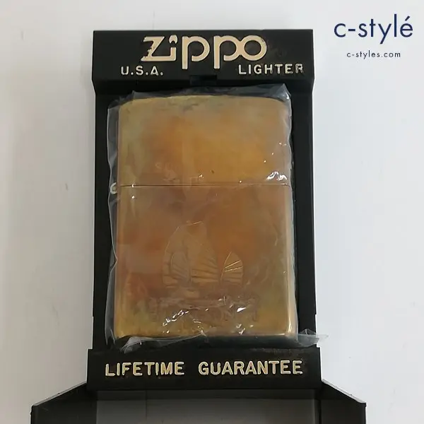 ZIPPO ジッポー HONGKONG 香港 オイルライター ゴールド ジャンク船 SOLID BRASS 喫煙具