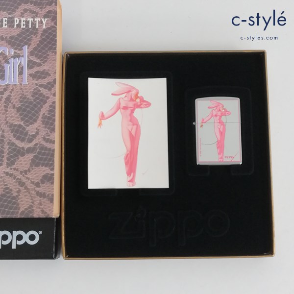 ZIPPO ジッポー The Petty Girl Classic Pinup Art By GEORGE PETTY オイルライター シルバー 喫煙具