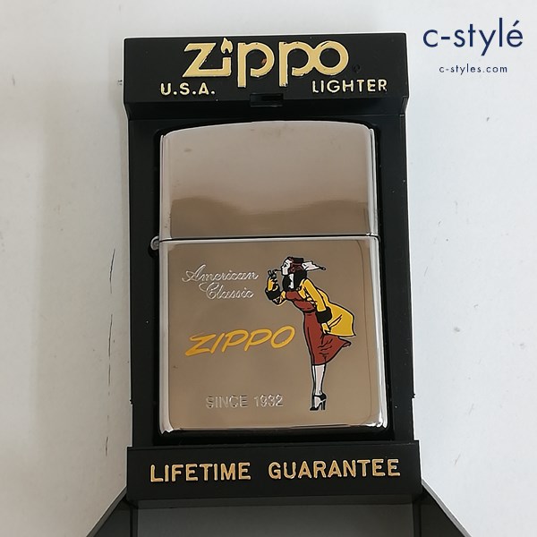 ZIPPO ジッポー Windy ウィンディ オイルライター SILVER PLATE