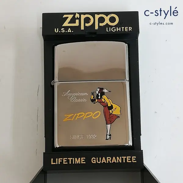 ZIPPO ジッポー Windy ウィンディ オイルライター SILVER PLATE シルバープレート 喫煙具