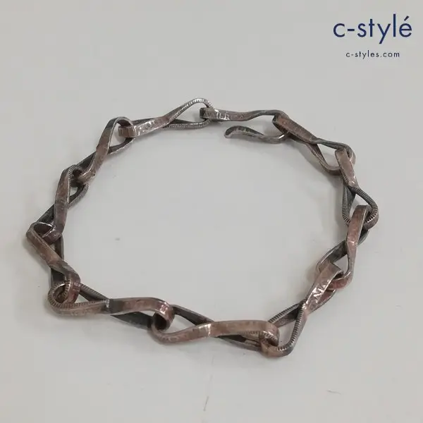 NORTH WORKS ノースワークス N201 10cent TWIST CHAIN BRACELET シルバーブレスレット ツイスト