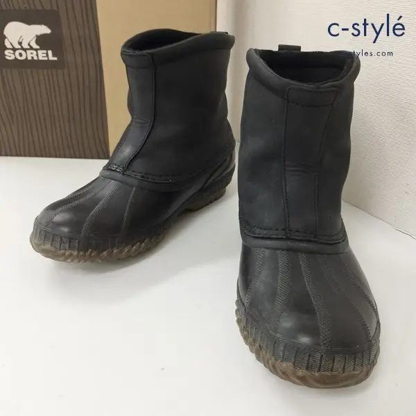 SOREL CHEYANNE PREMIUM ソレル シャイアンプレミアム スノーブーツ 25cm ブラック 1562-010