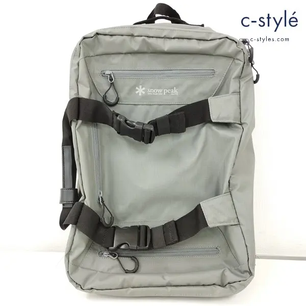 Snow Peak スノーピーク 3wayビジネスバッグ 17L グレー リュック ショルダーバッグ ハンドバッグ
