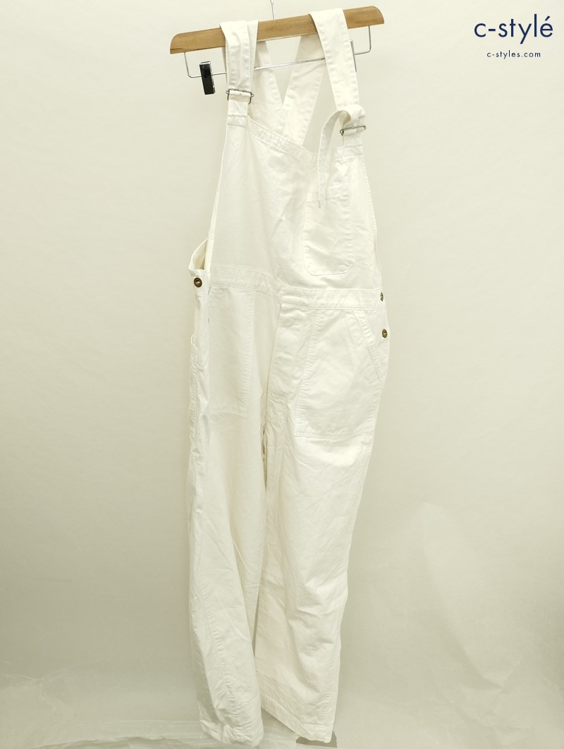 45R フォーティーファイブアール スモックオール ホワイト 綿100 日本製 オーバーオール カバーオール