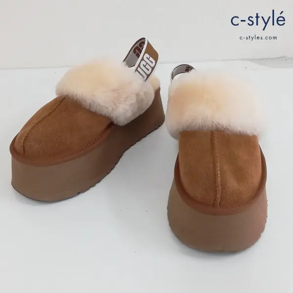 UGG アグ Funkette ファンケット サンダル 23cm ブラウン系 1113474 レディース