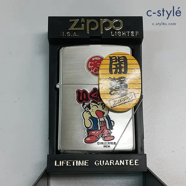 ZIPPO ジッポー 大工の源さん いくぜ！柄 オイルライター シルバー 喫煙具