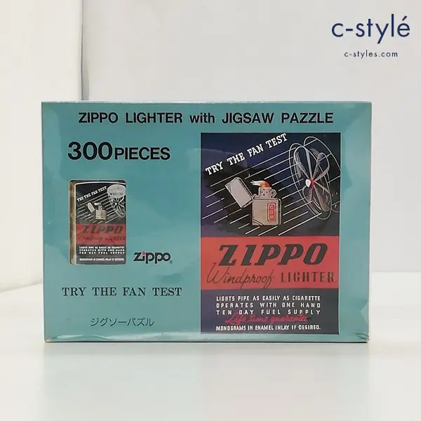 ZIPPO ジッポー TRY THE FAN TEST オイルライター 300ピース ジグソーパズル付き 喫煙具