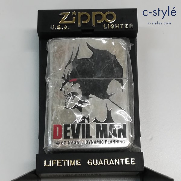 ZIPPO ジッポー DEVILMAN デビルマン フェイスSカラー オイルライター シルバー 喫煙具