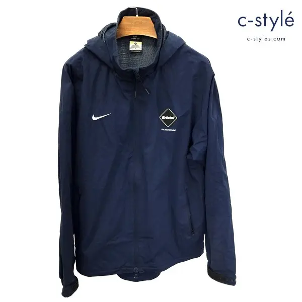 F.C.Real Bristol×NIKE エフシーレアルブリストル×ナイキ STORM-FIT WARM UP JACKET M ネイビー 789514-451