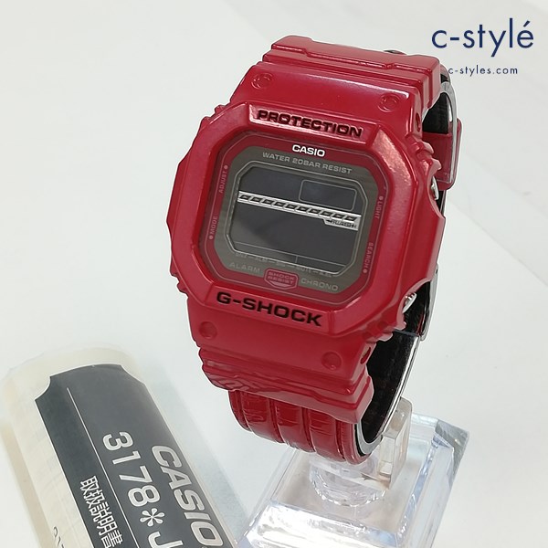 CASIO カシオ G-SHOCK ジーショック 腕時計 レッド GLS-5600L クォーツ式